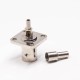BNC Square Flange 4 Hole 180 Degree Female Crimp Type for Coaxial Cable BNC Square Flange 4 Hole 180 Degree Female Crimp Type for Coaxial Cable