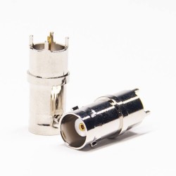 BNC Straight Connector Female 180 Degree DIP for PCB Mount