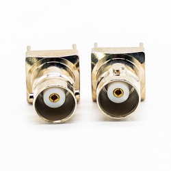 BNC Straight Female Connector Through Hole for PCB Mount