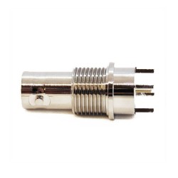 Bulkhead HD BNC for PCB Mount Connector Female 180 Degree