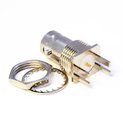Edge Mount BNC Female Connector Solder Vertical type Through Hole Edge Mount BNC Female Connector Solder Vertical type Through Hole