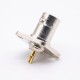 Flange Mount BNC Connector 4 Hole Female Connector Solder Type Flange Mount BNC Connector 4 Hole Female Connector Solder Type