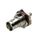 HD-SDI BNC Coaxial Connector Female 180 Degree Crimp Type for Cable Bulkhead
