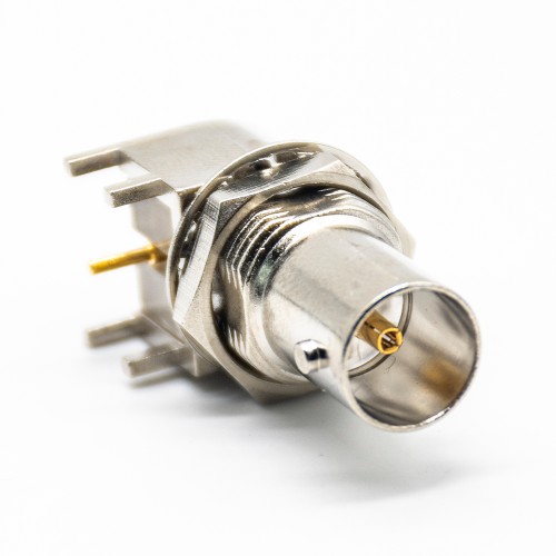 HD SDI BNC Right Angle Female DIP Type PCB Connector Mount Bulkhead HD SDI BNC Right Angle Female DIP Type PCB Connector Mount Bulkhead