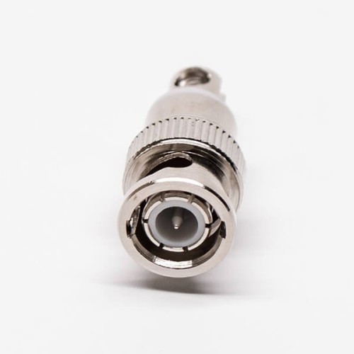 Male BNC Connector RF Straight Connector Plug Locking Wire
