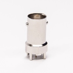 Micro BNC connector panel mount Straight Female for PCB Mount