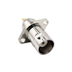Panel Moun 2 Hole Flange BNC Connector Female Straight Solder for Cable Panel Moun 2 Hole Flange BNC Connector Female Straight Solder for Cable