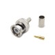 RG58/RG142 BNC Connector Male Straight Crimp Type RG58/RG142 BNC Connector Male Straight Crimp Type