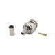 RG58/RG142 BNC Connector Male Straight Crimp Type RG58/RG142 BNC Connector Male Straight Crimp Type