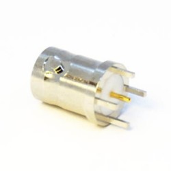 Right Angled Female HD BNC Connector for PCB with Through Hole Connector