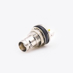 Waterproof BNC Connector Female Straight Panel Mount Front Bulkhead Solder for Cable