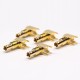 DIN 1.0/2.3 Connector Right Angle Female DIP Type Bulkhead Panel Mount DIN 1.0/2.3 Connector Right Angle Female DIP Type Bulkhead Panel Mount