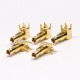 DIN 1.0/2.3 Connector Right Angle Female DIP Type Bulkhead Panel Mount DIN 1.0/2.3 Connector Right Angle Female DIP Type Bulkhead Panel Mount
