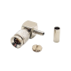 DIN 1.0/2.3 Connector Right Angle Male Crimp Type for Coaxial Connector DIN 1.0/2.3 Connector Right Angle Male Crimp Type for Coaxial Connector