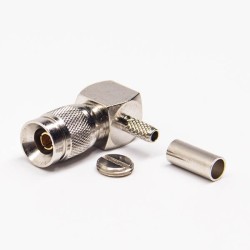 DIN 1.0/2.3 Connector Right Angle Male Crimp Type for Coaxial Connector