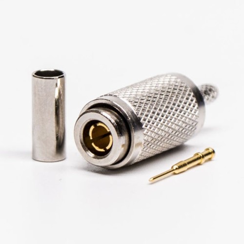 DIN 1.0/2.3 Connector Straight Male Crimp Type for Cable RG316-RG174 DIN 1.0/2.3 Connector Straight Male Crimp Type for Cable RG316-RG174