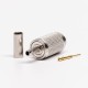 DIN 1.0/2.3 Connector Straight Male Crimp Type for Cable RG316-RG174 DIN 1.0/2.3 Connector Straight Male Crimp Type for Cable RG316-RG174