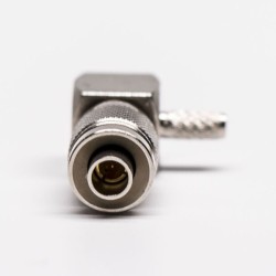 DIN 1.0/2.3 R/A Male Connector Crimp Type for Cable RG179