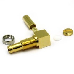 DIN Connector Female 1.0/2.3 Angled Crimp Type for RG179 ST212