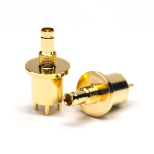 DIN Type Connector Female Straight Glod Plating Bulkhead for PCB Mount DIN Type Connector Female Straight Glod Plating Bulkhead for PCB Mount