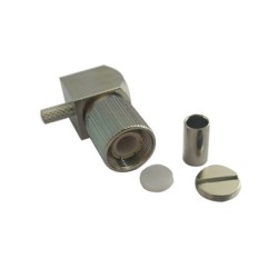 DIN1.6/5.6 Connector Crimp Type Plug Right Angled for RG316