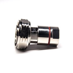 20pcs 7/16 Clamp Connector Straight Type Nickel Plating for RG393 Cable