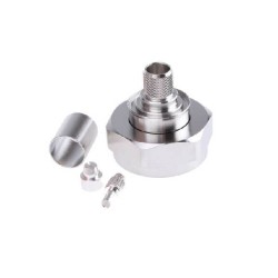 7/16 Connector Plug Cable Mount 50Ω Crimp Termination for RG214/U cable