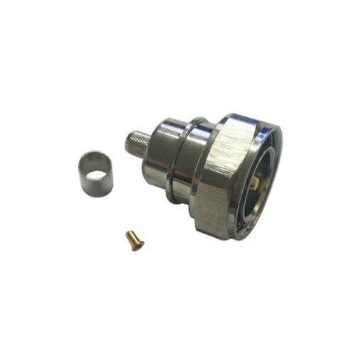 7/16 DIN Male Connector Straight Coax Crimp Type for Cable 7/16 DIN Male Connector Straight Coax Crimp Type for Cable