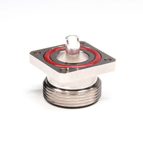 7/16 Female Din Connector Waterproof Flange Jack Solder Type Brass Nickel Plating Socket 7/16 Female Din Connector Waterproof Flange Jack Solder Type Brass Nickel Plating Socket