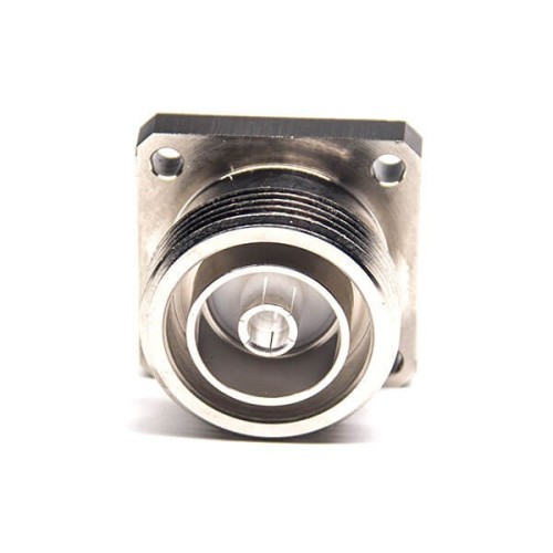 7/16 Female Din Connector Waterproof Flange Jack Solder Type Brass Nickel Plating Socket 7/16 Female Din Connector Waterproof Flange Jack Solder Type Brass Nickel Plating Socket