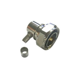 7/16 Male DIN Connector Angled Crimp Type for Cable