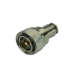 Connector DIN 7/16 Male 180 Degree Clamp Type for LMR200/300/400