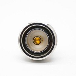 DIN Female Connector DIN7/16 50Ω Standard Cable 180°Solder Type Nickel Platin LMR400Cable