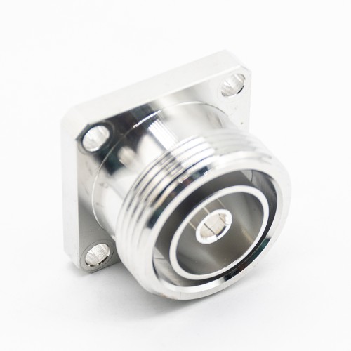 Waterproof DIN Connector 7/16 4Hole Flange Female for Panel Mount Waterproof DIN Connector 7/16 4Hole Flange Female for Panel Mount