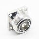 Waterproof DIN Connector 7/16 4Hole Flange Female for Panel Mount Waterproof DIN Connector 7/16 4Hole Flange Female for Panel Mount
