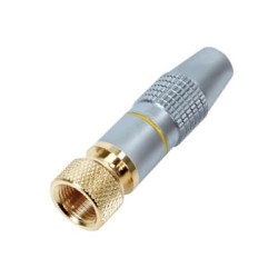 20pcs Elecje F Connetcor Gold Plating Type