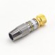 20pcs Elecje F Connetcor Gold Plating Type