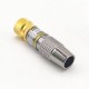 20pcs Elecje F Connetcor Gold Plating Type