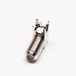 20pcs F Connector Bulkhead Female Right Angled for PCB Mount