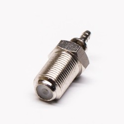 20pcs F Connector Crimp Female Straight Bulkhead for Cable RG316