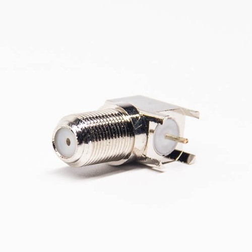 20pcs F Type Female Socket Right Angled Connector Through Hole 20pcs F Type Female Socket Right Angled Connector Through Hole