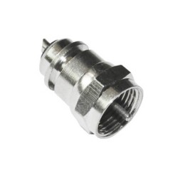 20pcs RF Cable F Connector Screw on Straight Plug for Cable