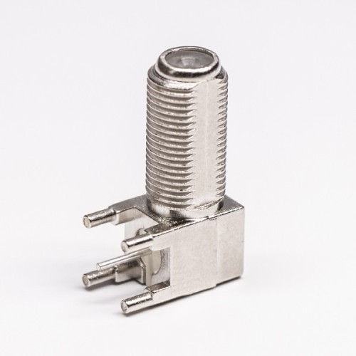 40pcs F Connector Coaxial Female 90 Degree Through Hole for PCB Mount 40pcs F Connector Coaxial Female 90 Degree Through Hole for PCB Mount