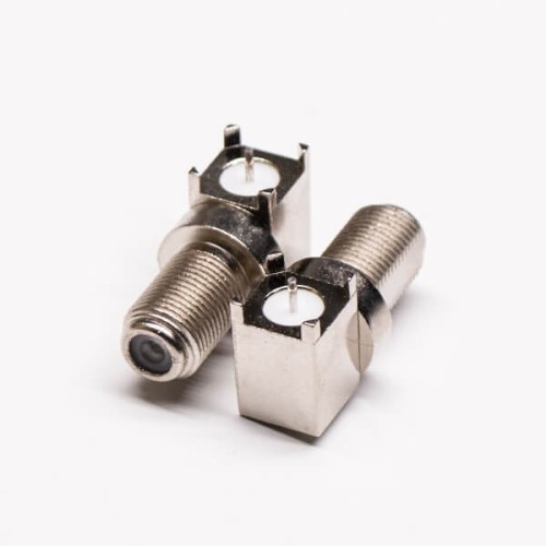 40pcs F Connector Female 90 Degree Through Hole for PCB Mount 40pcs F Connector Female 90 Degree Through Hole for PCB Mount