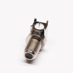 40pcs F Connector Female 90 Degree Through Hole for PCB Mount