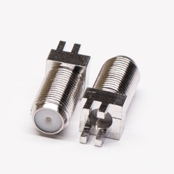 40pcs F Female Bulkhead Connector 180° Plate Edge Mount for PCB