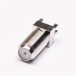 40pcs F Female Bulkhead Connector 180° Plate Edge Mount for PCB