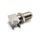 90 Degree F Type Connector Female Bulkhead for PCB Mount 90 Degree F Type Connector Female Bulkhead for PCB Mount