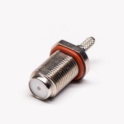 Best F Type Connector Waterproof Female Crimp for Cable RG316