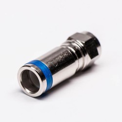Best RG6 F Type Compression Connector Vertical Type Plug for Cable